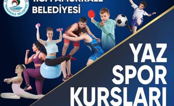Pamukkale Belediyesi Ücretsiz Yaz Spor Kursları Kayıtları Başladı