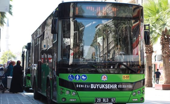 Denizli'de Otobüslerde Kredi Kartı ile Ödeme Dönemi Başlıyor