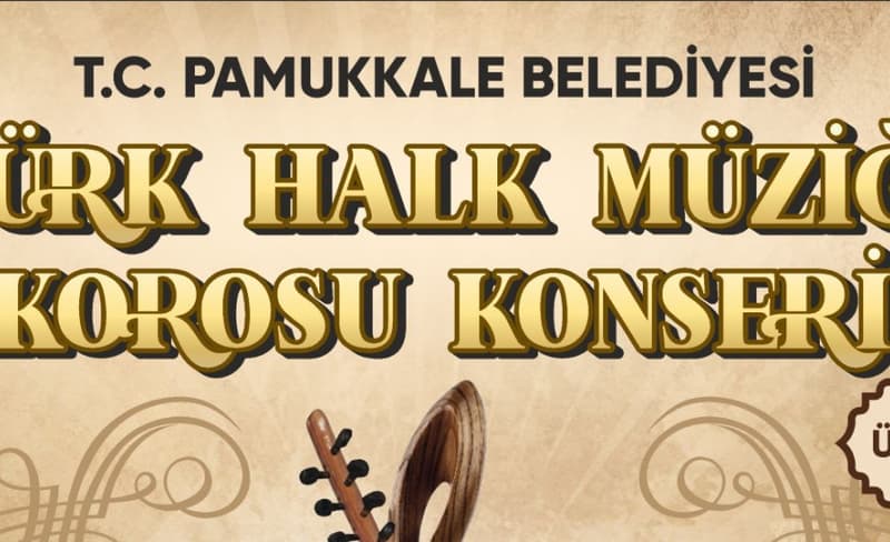 Bağbaşı Kültür Merkezi'nde İlk Konser Heyecanı: Pamukkale Belediyesi Türk Halk Müziği Korosu Sahne Alıyor