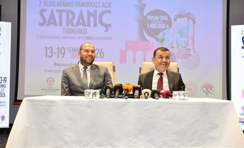 Denizli’de 2. Uluslararası Pamukkale Satranç Turnuvası Heyecanı Başlıyor